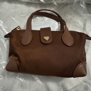 Stoney Clover Lane Pouchette Espresso New With Tags